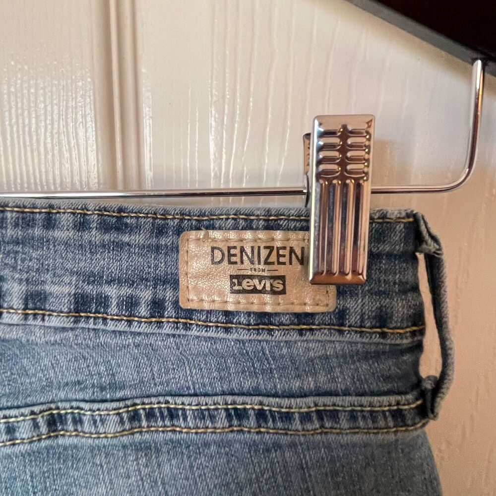Denizen Levi's Womens Modern Skinny Jeans Size 4, W27, L32 Gray Medium Denim - Picture 7 of 14